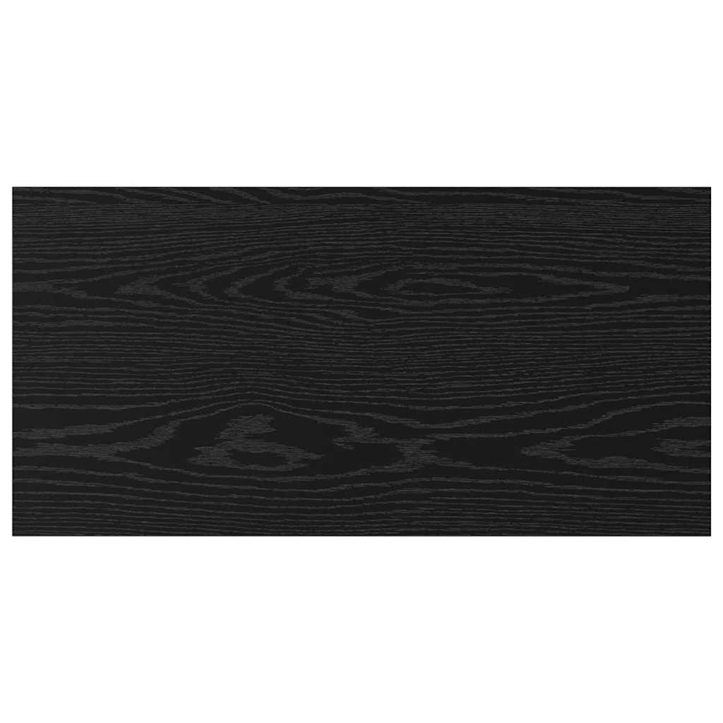 vidaXL Ράφι Βιβλίων 4 pcs Μαύρο 80 x 40 x 1.5 cm Επεξεργασμένο ξύλο