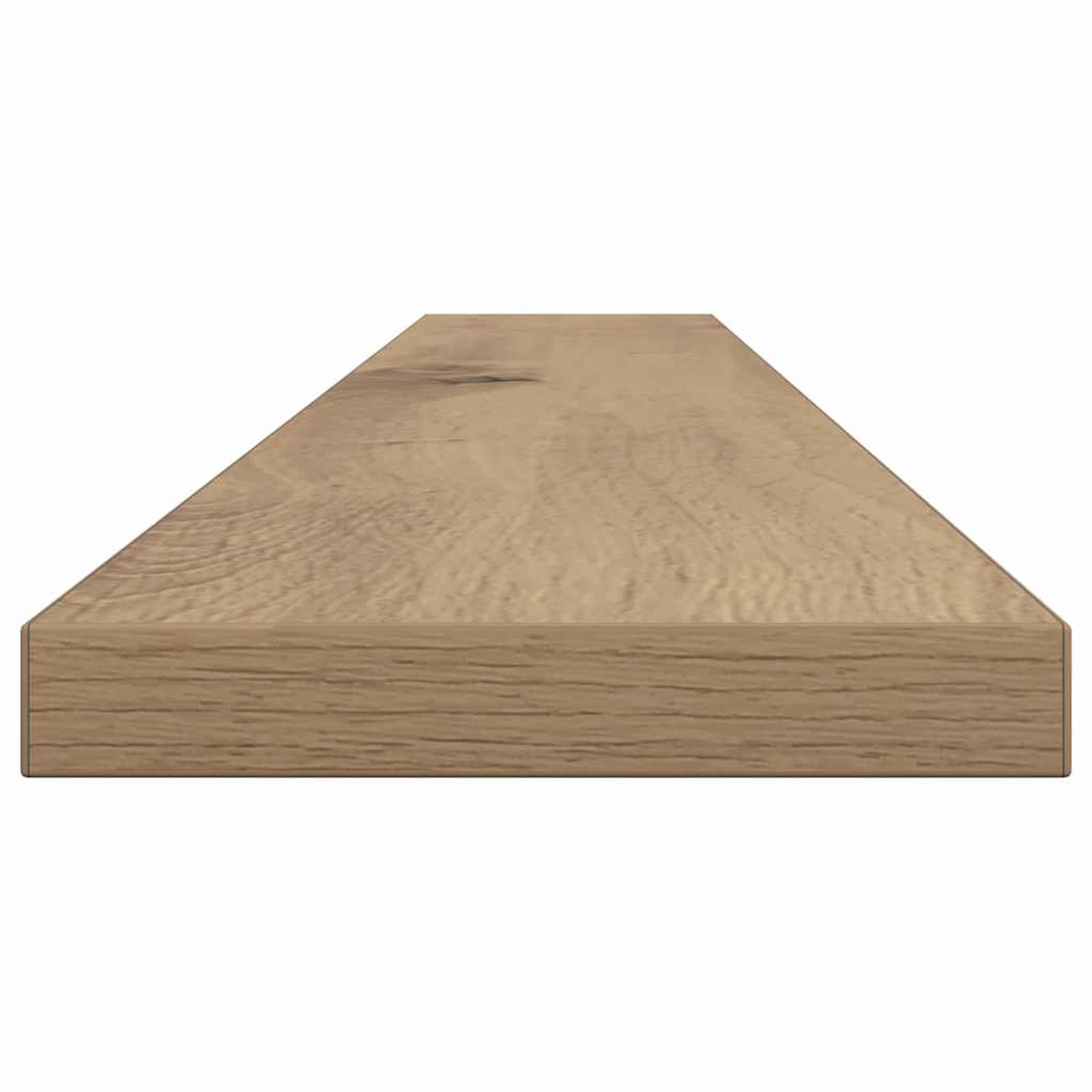 vidaXL Ράφι Βιβλίων 4 pcs Καφέ 100 x 10 x 1.5 cm Επεξεργασμένο ξύλο
