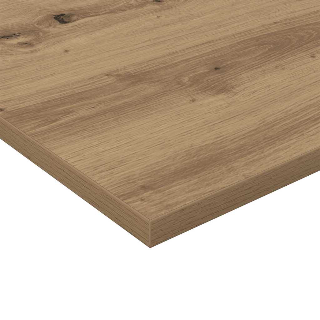 vidaXL Ράφι Βιβλίων 4 pcs Καφέ 100 x 20 x 1,5 cm Επεξεργασμένο ξύλο