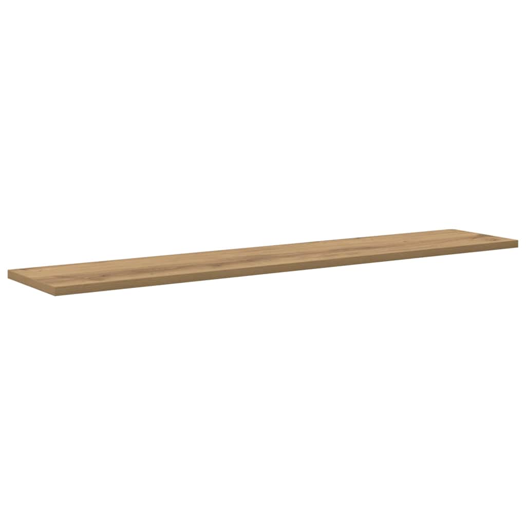 vidaXL Ράφι Βιβλίων 4 pcs Καφέ 100 x 20 x 1,5 cm Επεξεργασμένο ξύλο