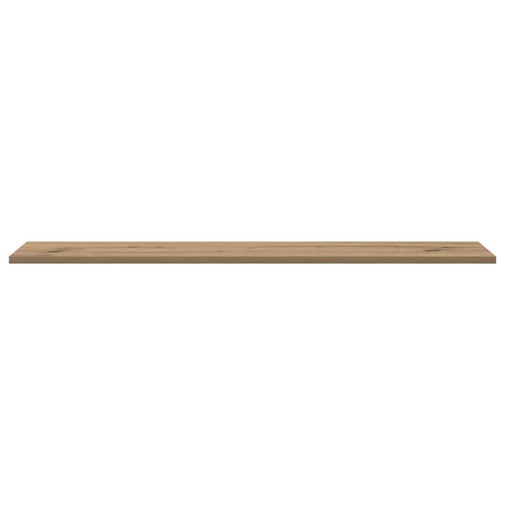vidaXL Ράφι Βιβλίων 4 pcs Καφέ 100 x 20 x 1,5 cm Επεξεργασμένο ξύλο