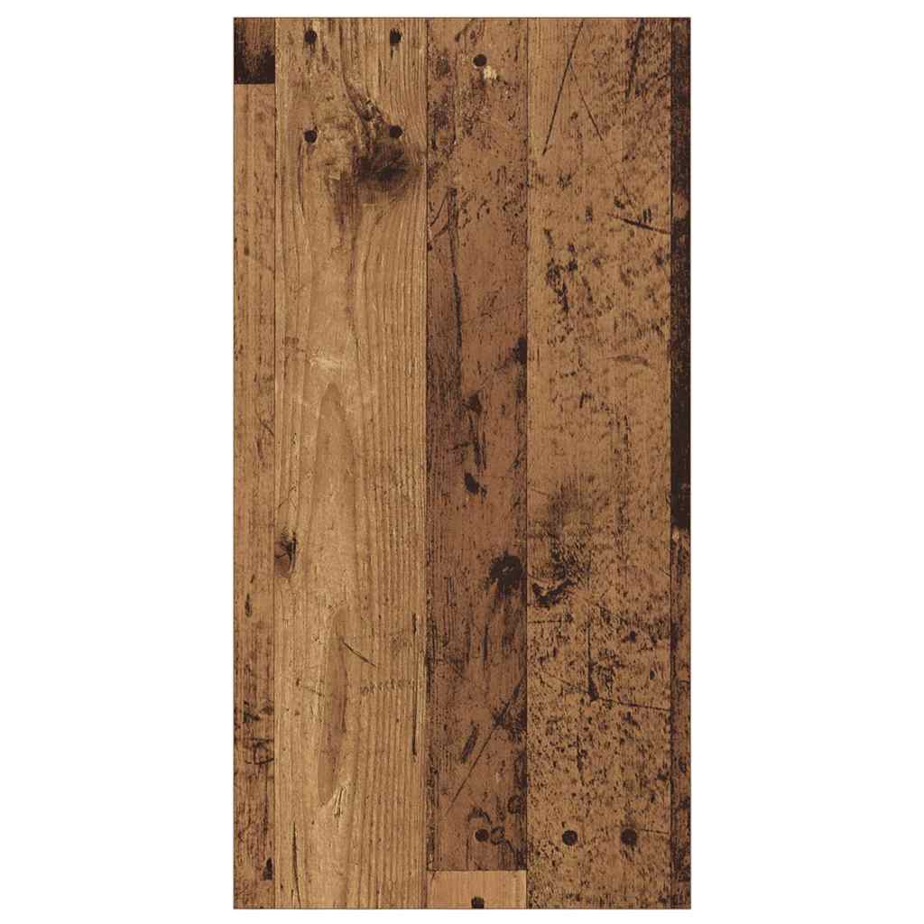 vidaXL Σετ επίπλου τηλεόρασης Επιτοίχιο Παλιό Ξύλο 37 x 37 x 72 εκ