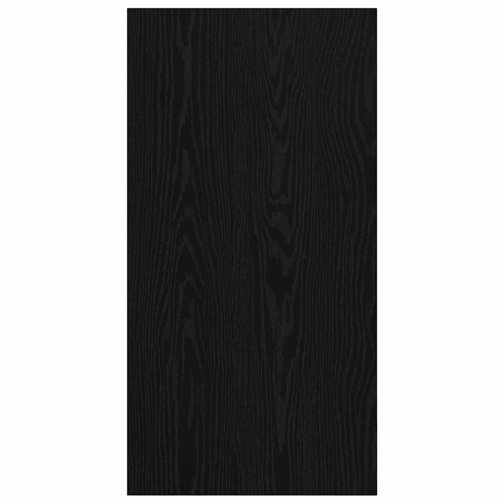 vidaXL Σετ επίπλου τηλεόρασης Επιτοίχιο Μαύρη Οξυά 37 x 37 x 72 εκ