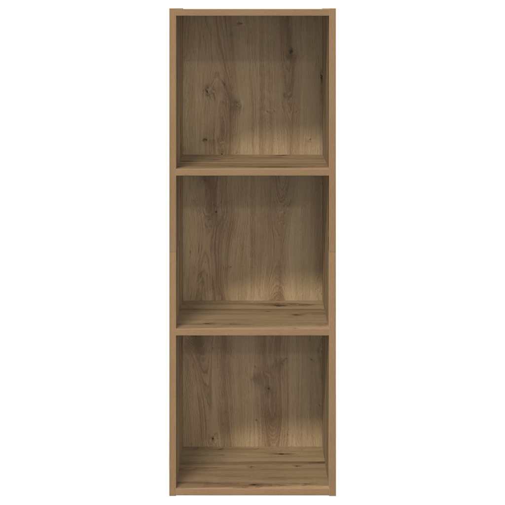 vidaXL Σετ επίπλου τηλεόρασης Επιτοίχιο Artisan Oak 37 x 37 x 107 εκ