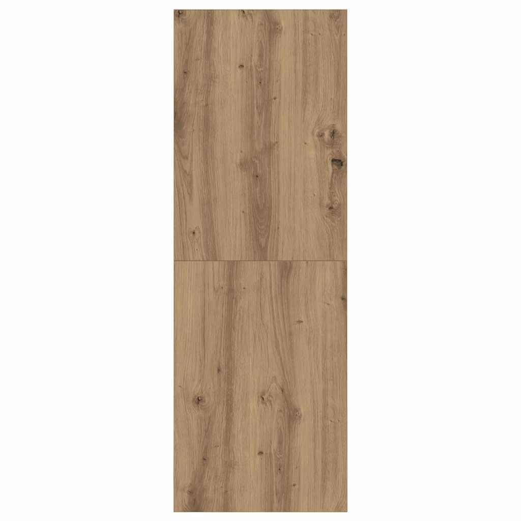 vidaXL Σετ επίπλου τηλεόρασης Επιτοίχιο Artisan Oak 37 x 37 x 107 εκ