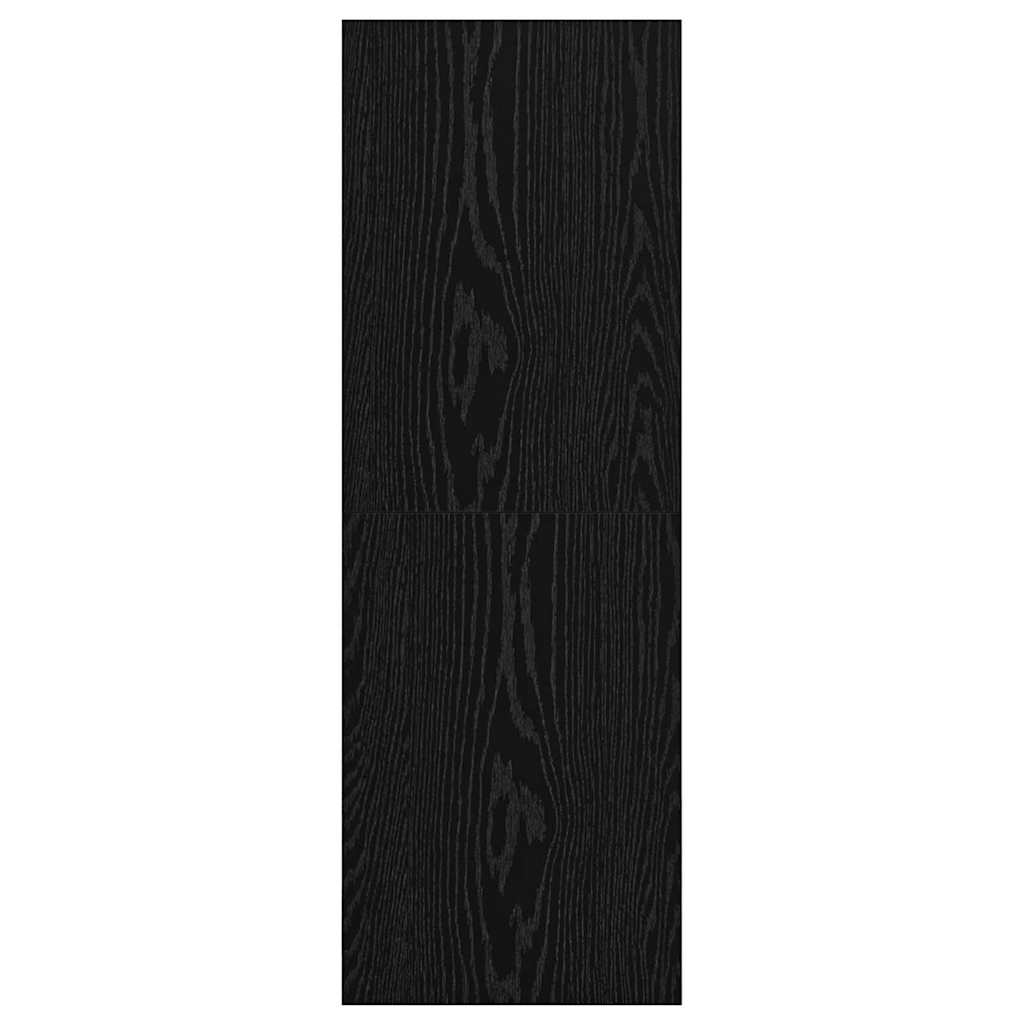 vidaXL Σετ επίπλου τηλεόρασης Επιτοίχιο Μαύρη Οξυά 37 x 37 x 107 εκ