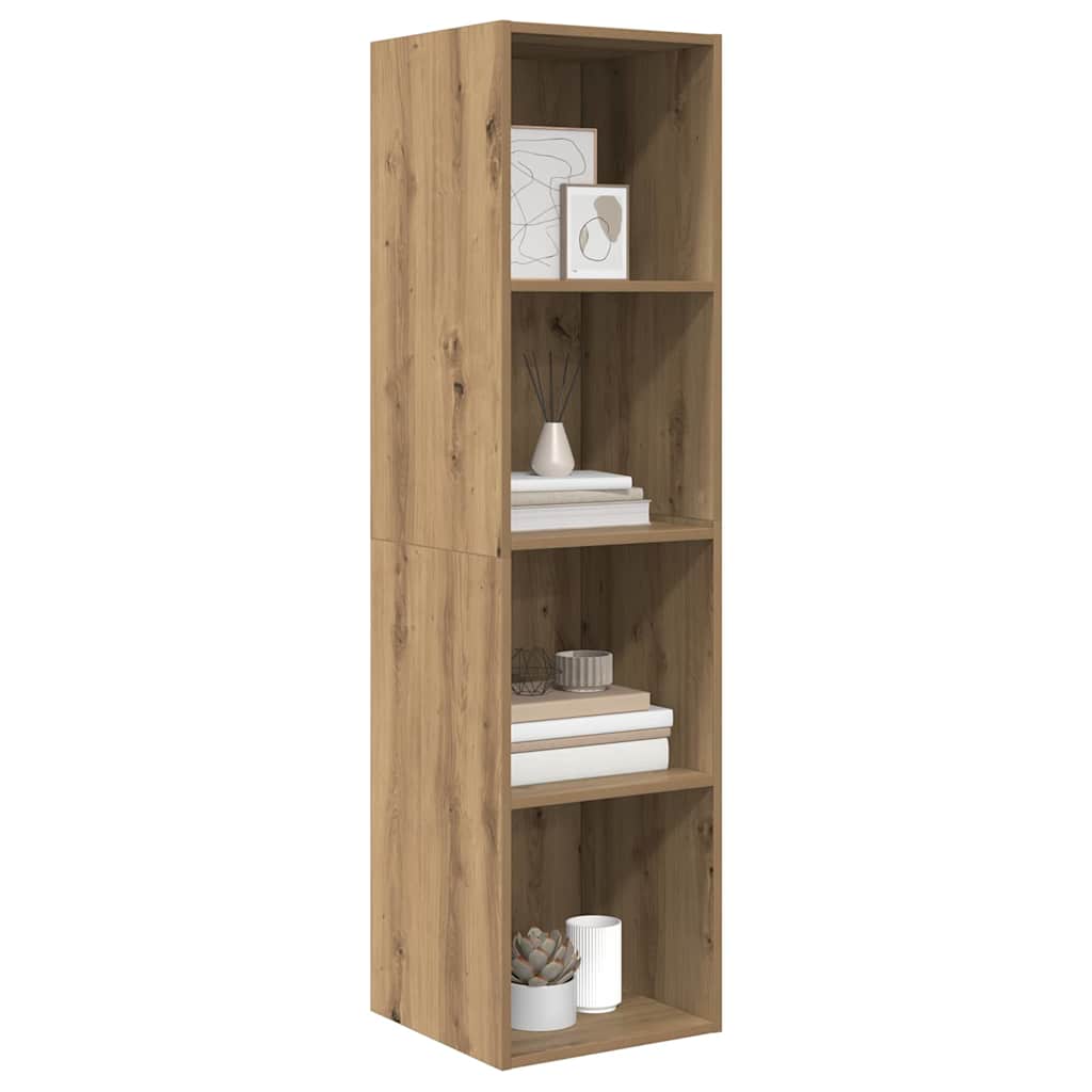 vidaXL Σετ επίπλου τηλεόρασης Επιτοίχιο Artisan Oak 37 x 37 x 142,5 εκ