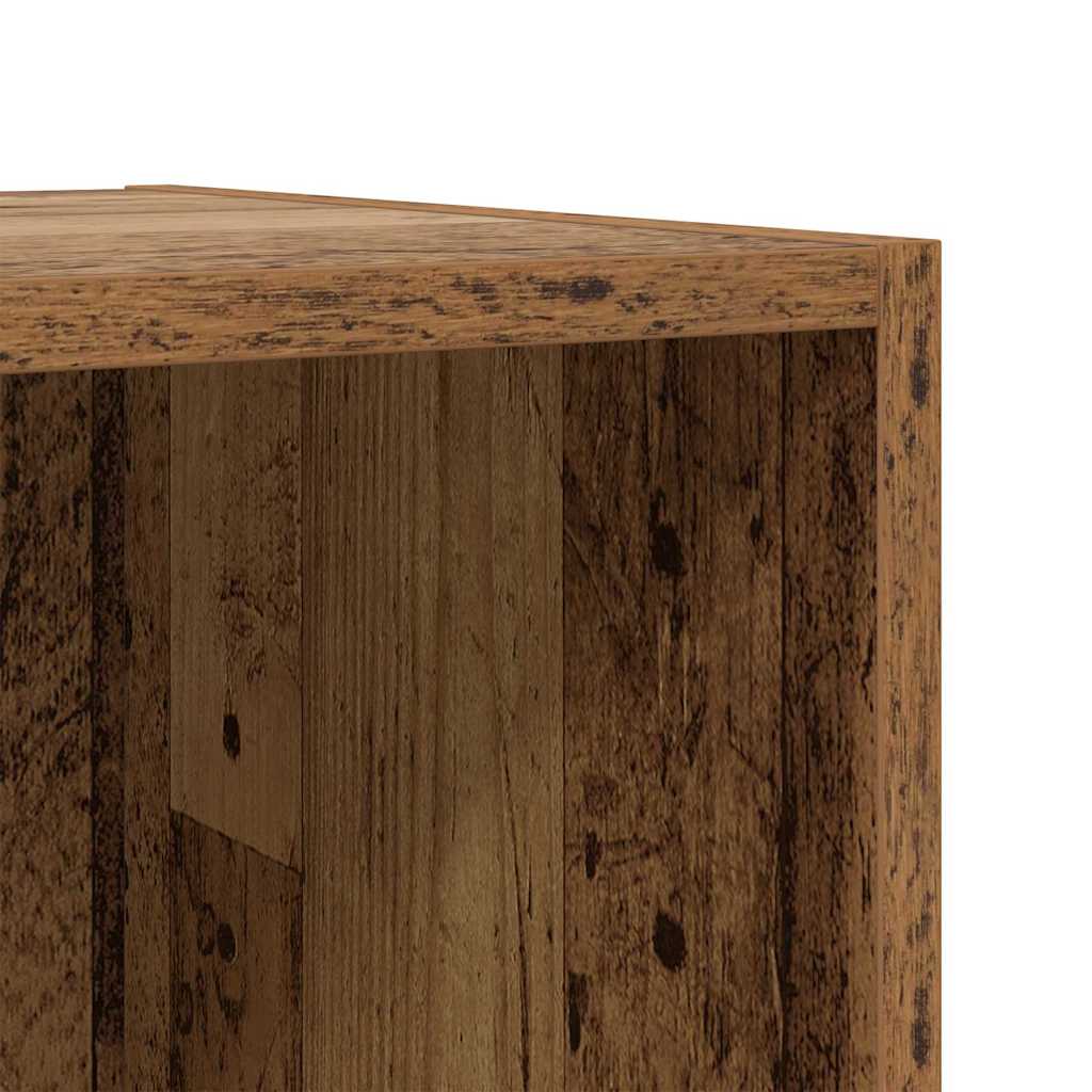 vidaXL Σετ επίπλου τηλεόρασης 2 pcs Παλιό Ξύλο 37 x 35 x 37,5 εκ