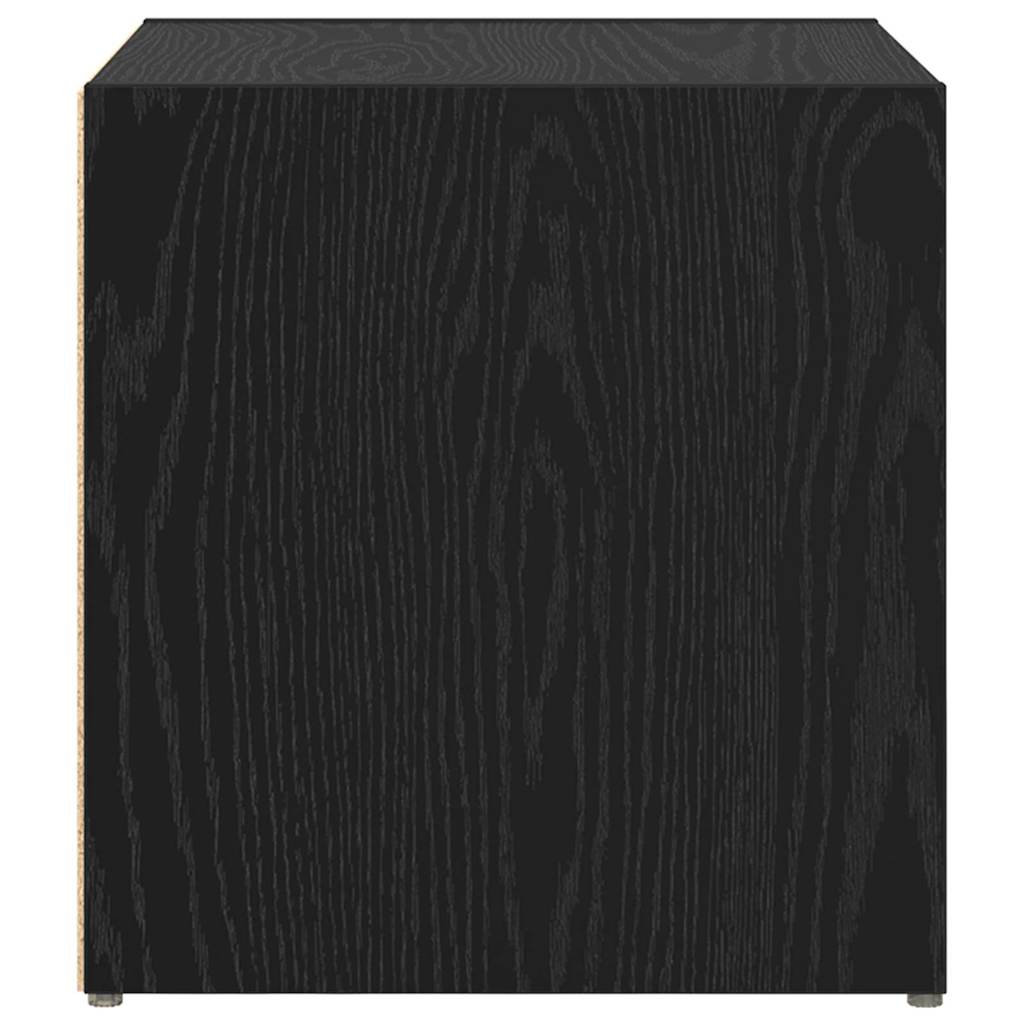 vidaXL Σετ επίπλου τηλεόρασης Επιτοίχιο 4 pcs Μαύρο 37 x 35 x 37,5 εκ