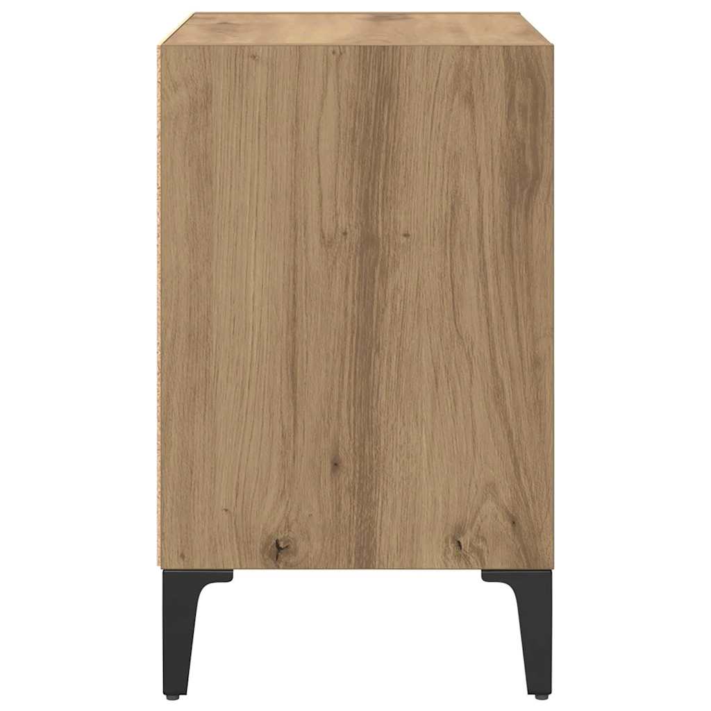 vidaXL Κομοδίνο 2 pcs Artisan Oak 40 x 30 x 50 cm Επεξεργασμένο ξύλο