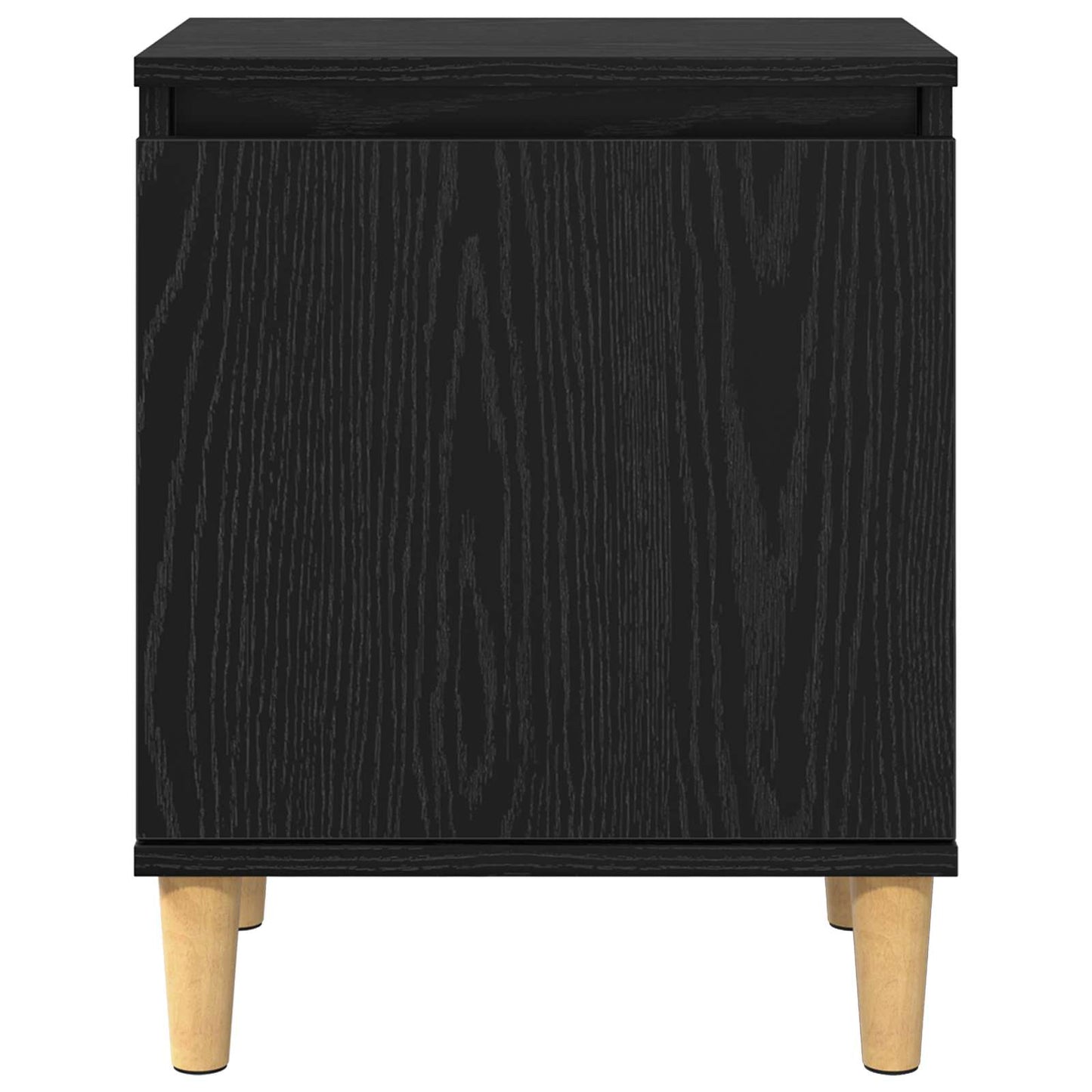 vidaXL Κομοδίνο Μαύρη δρυς 40 x 30 x 50 cm Επεξεργασμένο ξύλο