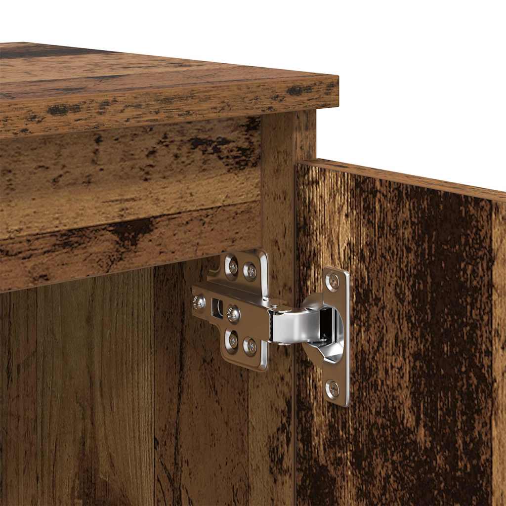 vidaXL Κομοδίνο Παλιό ξύλο 40 x 30 x 50 cm Επεξεργασμένο ξύλο