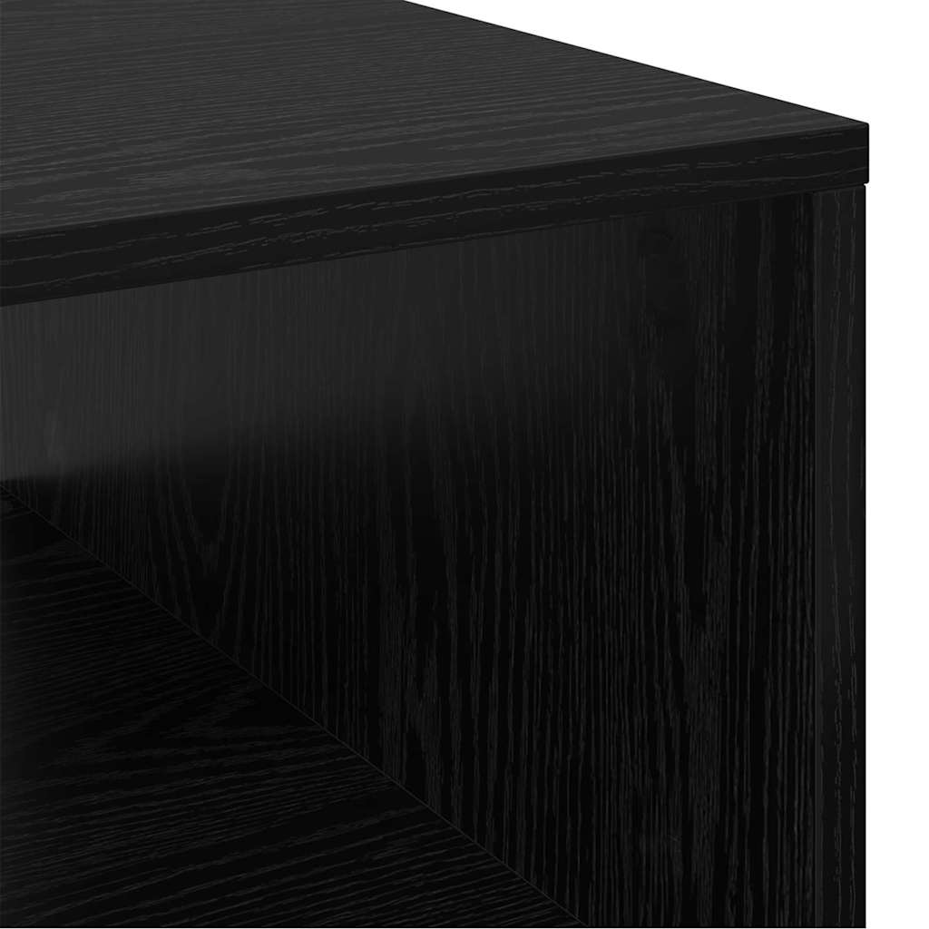 vidaXL Τραπεζάκι σαλονιού Μαύρη δρυς 103.5 x 60 x 35 εκ
