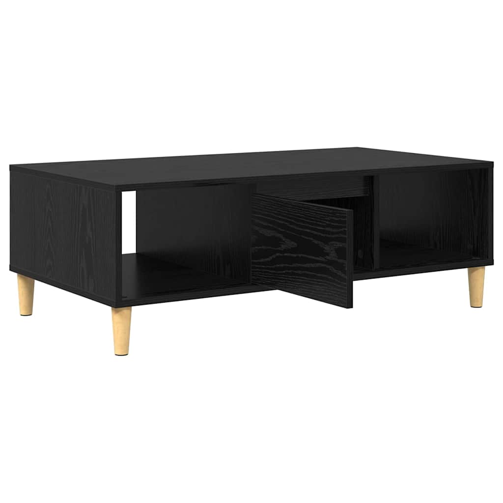 vidaXL Τραπεζάκι σαλονιού Μαύρη δρυς 103.5 x 60 x 35 εκ