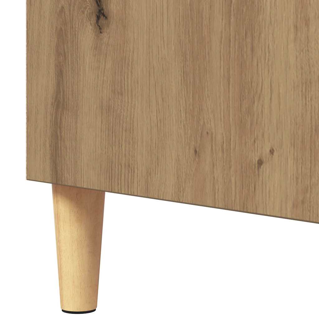 vidaXL Πλαϊνό γραφείο Artisan Oak 57 x 35 x 89.5 εκ Επεξεργασμένο ξύλο