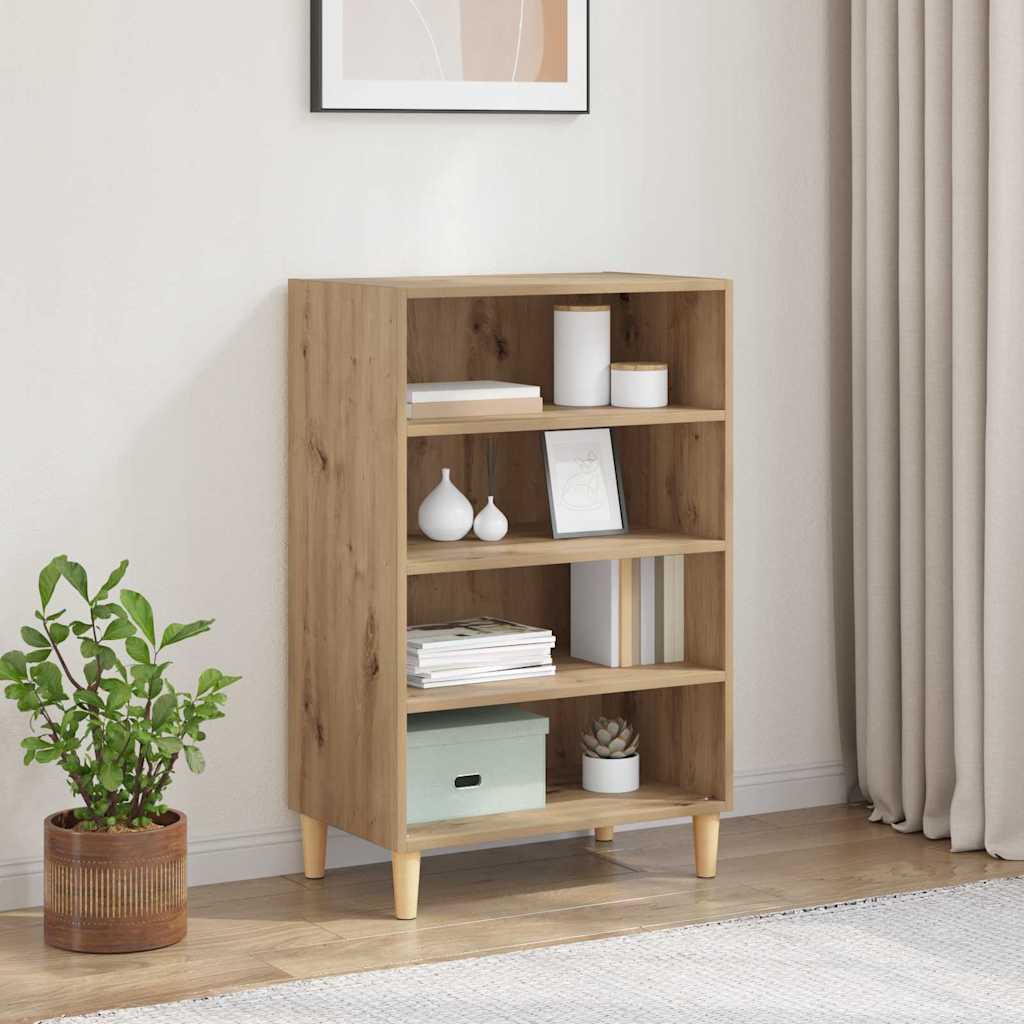 vidaXL Πλαϊνό γραφείο Artisan Oak 57 x 35 x 89.5 εκ Επεξεργασμένο ξύλο