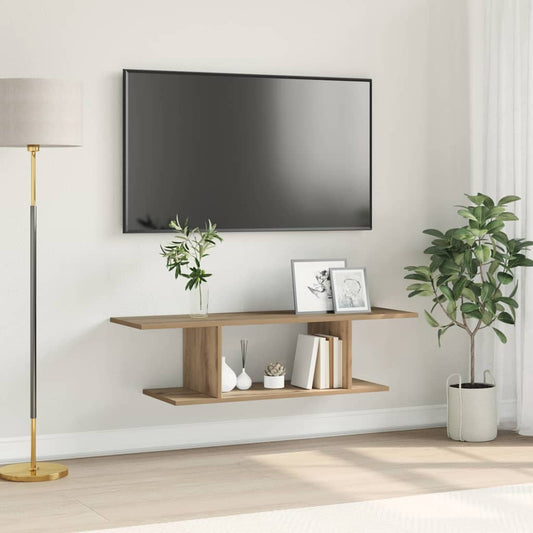 vidaXL Σετ επίπλου τηλεόρασης Επιτοίχιο Artisan Oak 102 x 35 x 35 cm