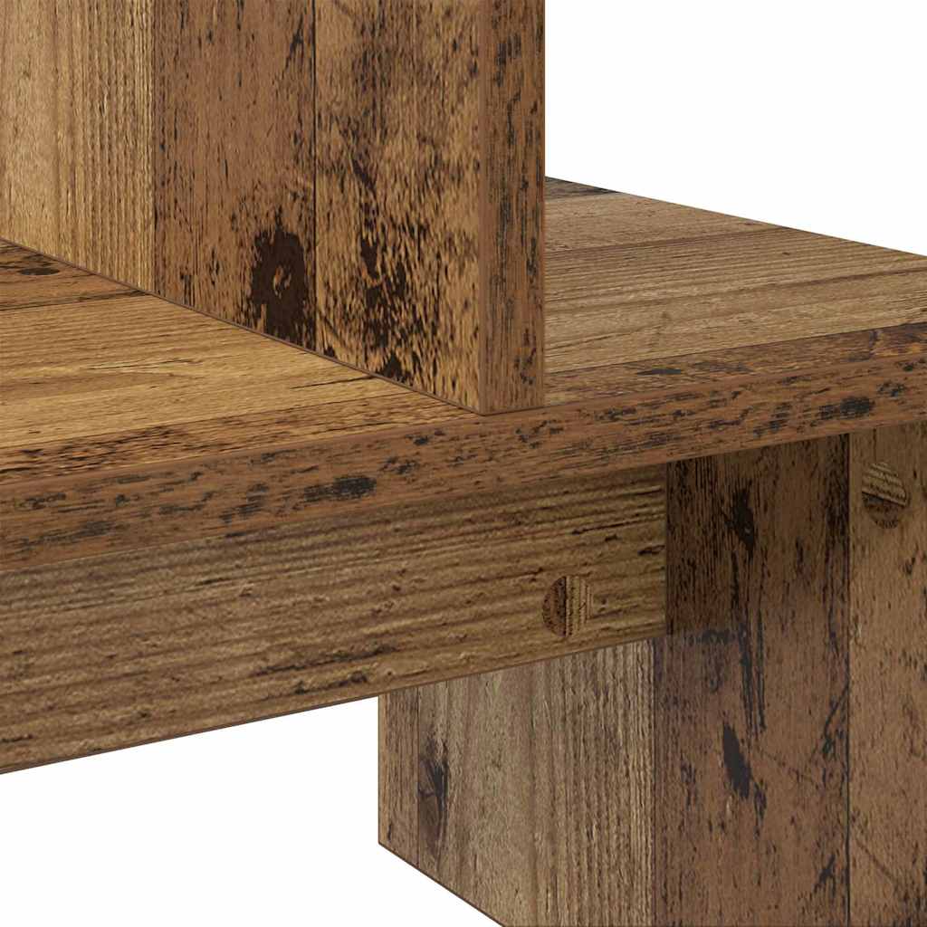 vidaXL Σετ επίπλου τηλεόρασης Επιτοίχιο Παλιό Ξύλο 180 x 30 x 43 εκ.