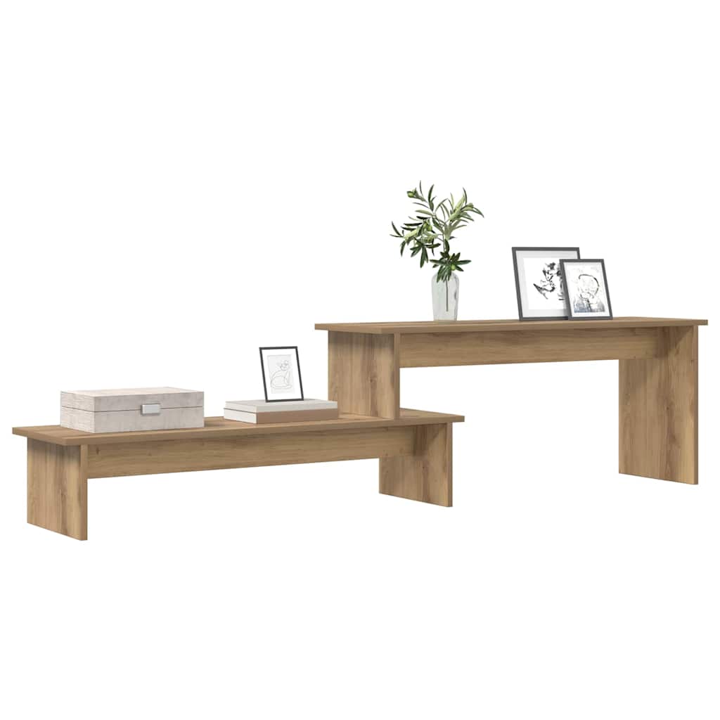 vidaXL Σετ επίπλου τηλεόρασης Επιτοίχιο Artisan Oak 180 x 30 x 43 εκ.