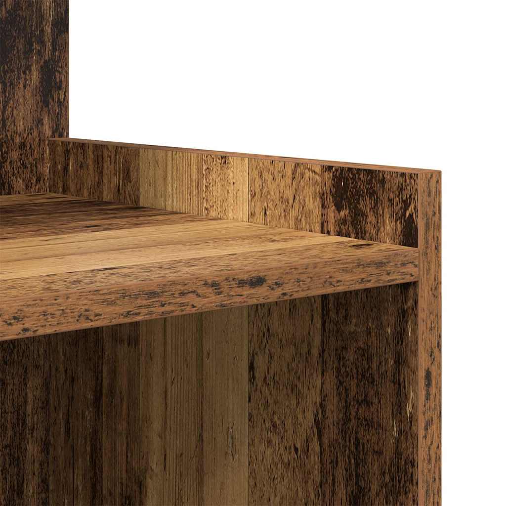 vidaXL Κομοδίνο Παλιό ξύλο 40 x 35 x 60 εκ. Επεξεργασμένο ξύλο