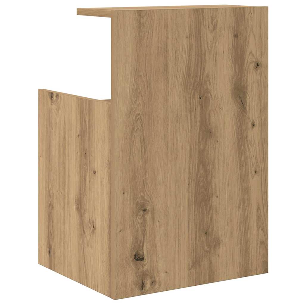 vidaXL Κομοδίνο Artisan Oak 40 x 35 x 60 εκ. Επεξεργασμένο ξύλο