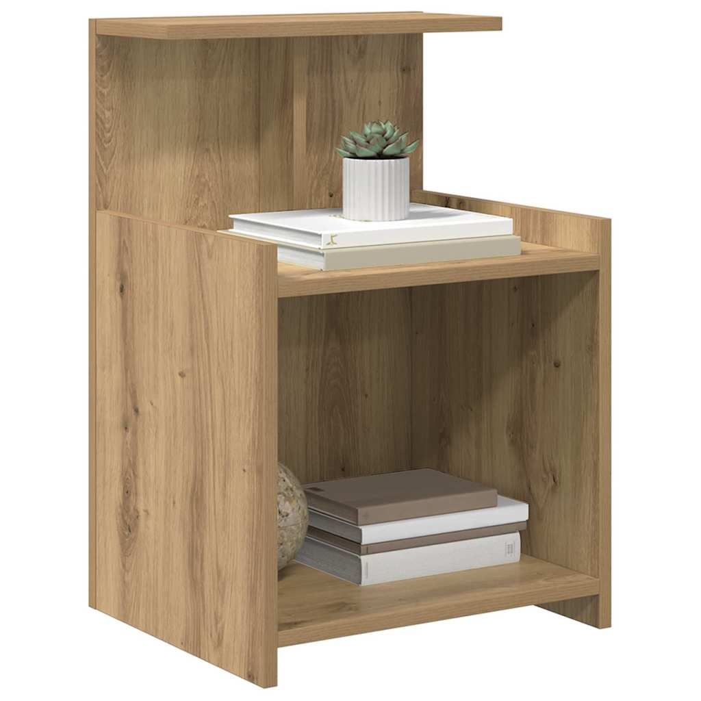 vidaXL Κομοδίνο Artisan Oak 40 x 35 x 60 εκ. Επεξεργασμένο ξύλο