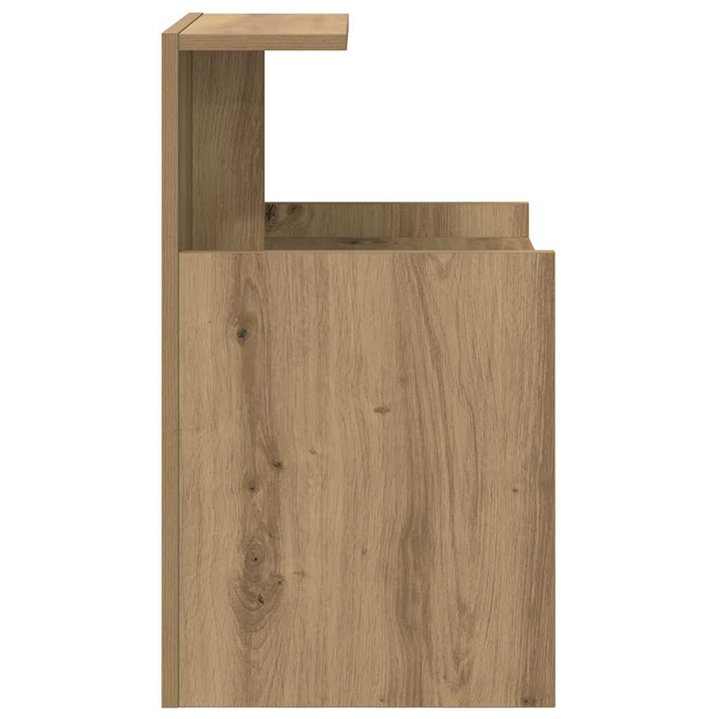 vidaXL Κομοδίνο 2 pcs Artisan Oak 40 x 35 x 60 εκ. Επεξεργασμένο ξύλο