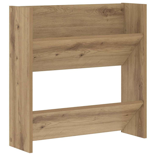 vidaXL Ντουλάπα Παπουτσιών με ράφι Artisan Oak 60 x 18 x 60 εκ