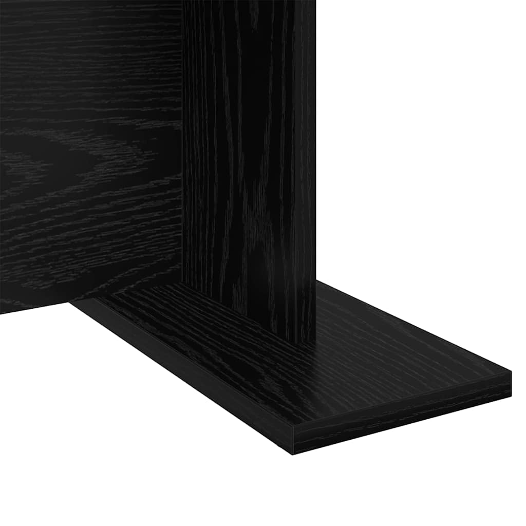 vidaXL Τραπεζάκι σαλονιού Μαύρη δρυς 103.5 x 60 x 40 εκ