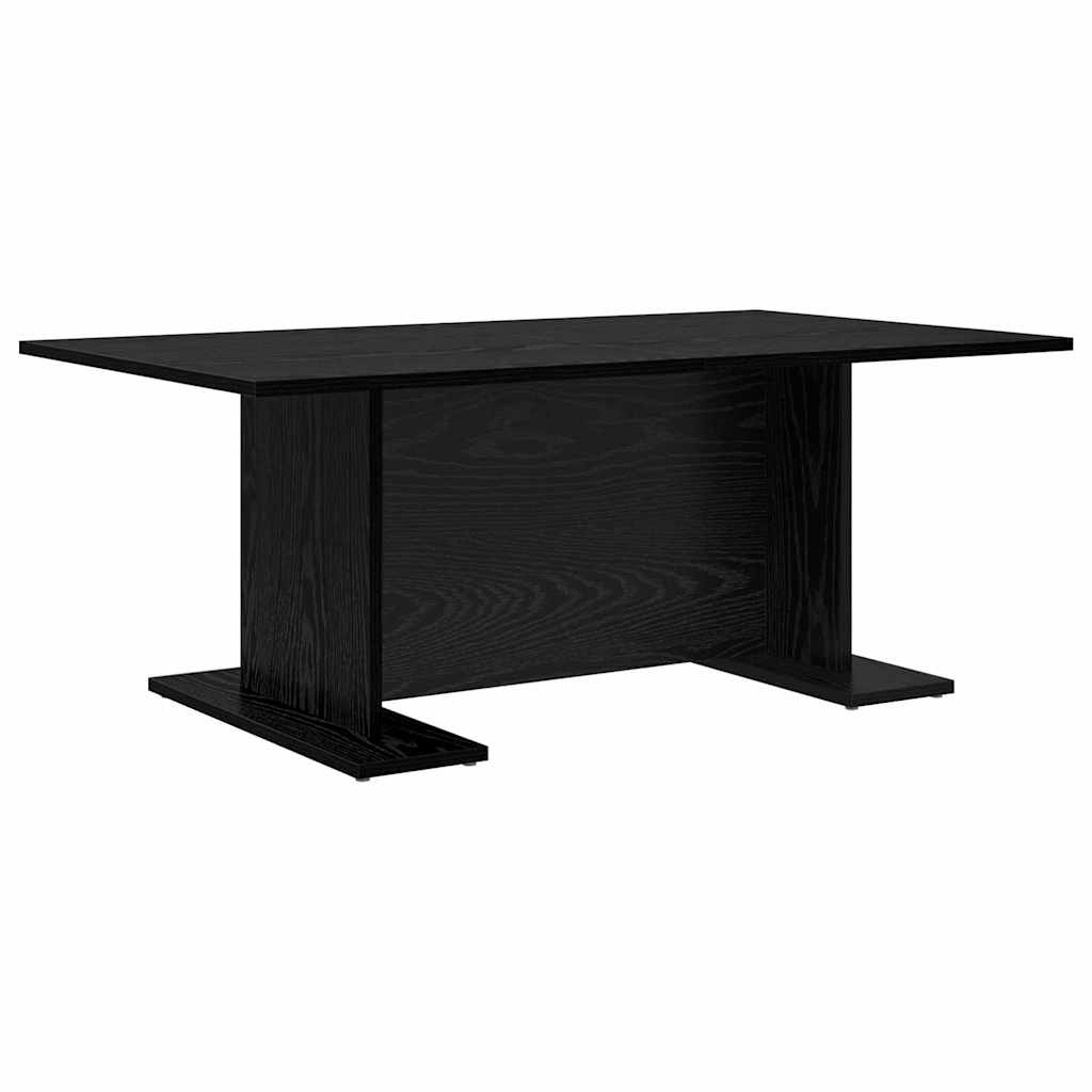 vidaXL Τραπεζάκι σαλονιού Μαύρη δρυς 103.5 x 60 x 40 εκ