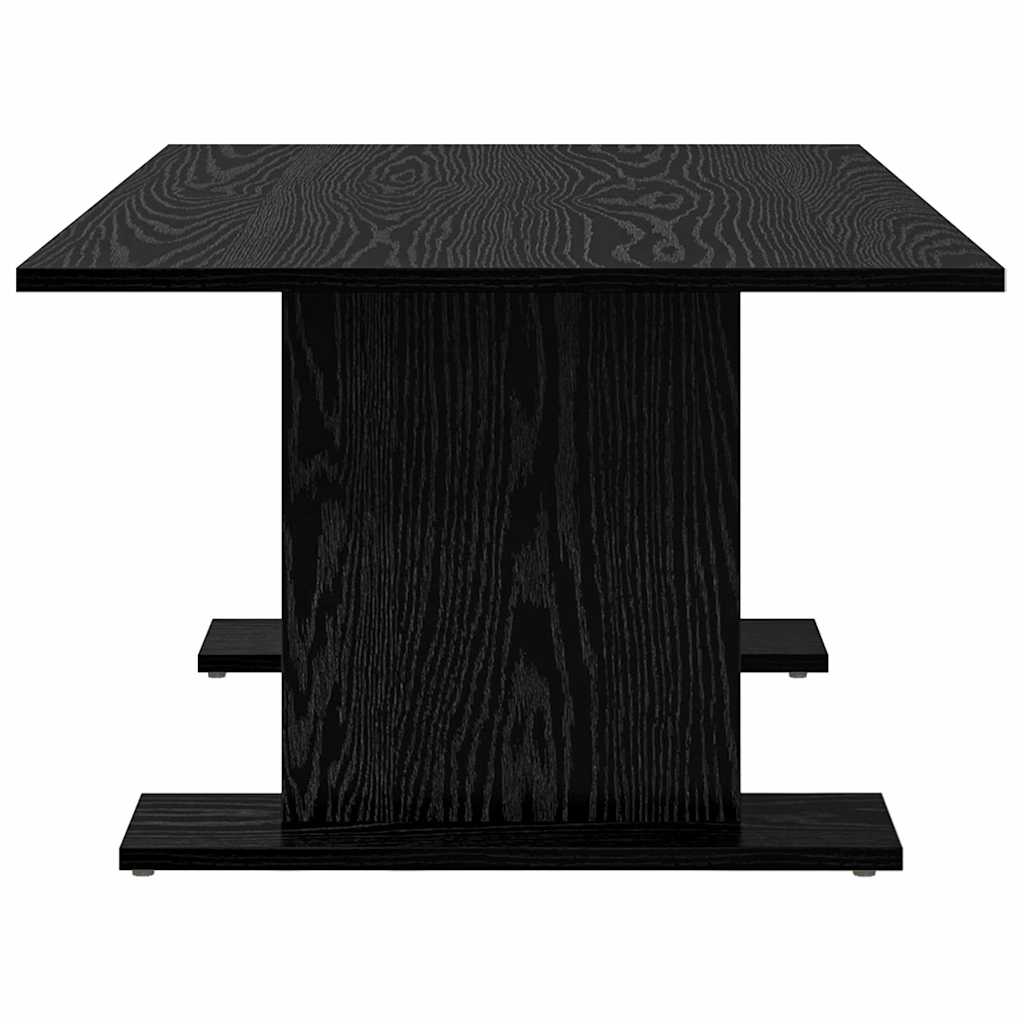 vidaXL Τραπεζάκι σαλονιού Μαύρη δρυς 103.5 x 60 x 40 εκ
