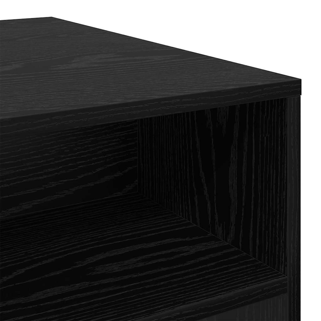 vidaXL Τραπεζάκι σαλονιού Μαύρη δρυς 90 x 55 x 42.5 εκ
