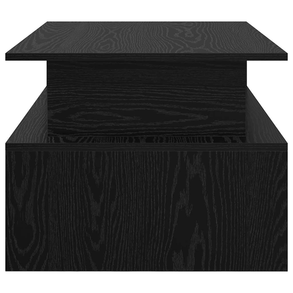 vidaXL Τραπεζάκι σαλονιού Μαύρη δρυς 90 x 55 x 42.5 εκ