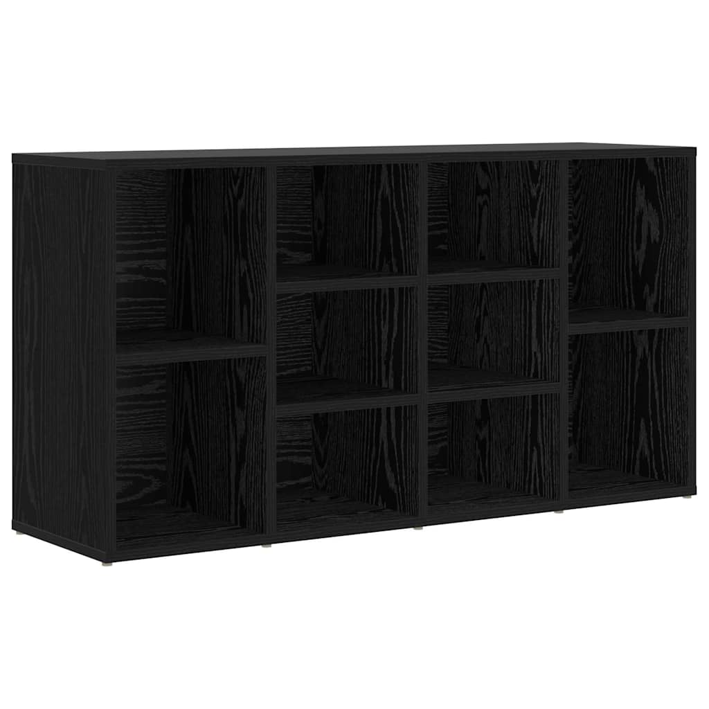 vidaXL Πάγκος για παπούτσια με ράφι Μαύρη Οξυά 103 x 30 x 54,5 εκ