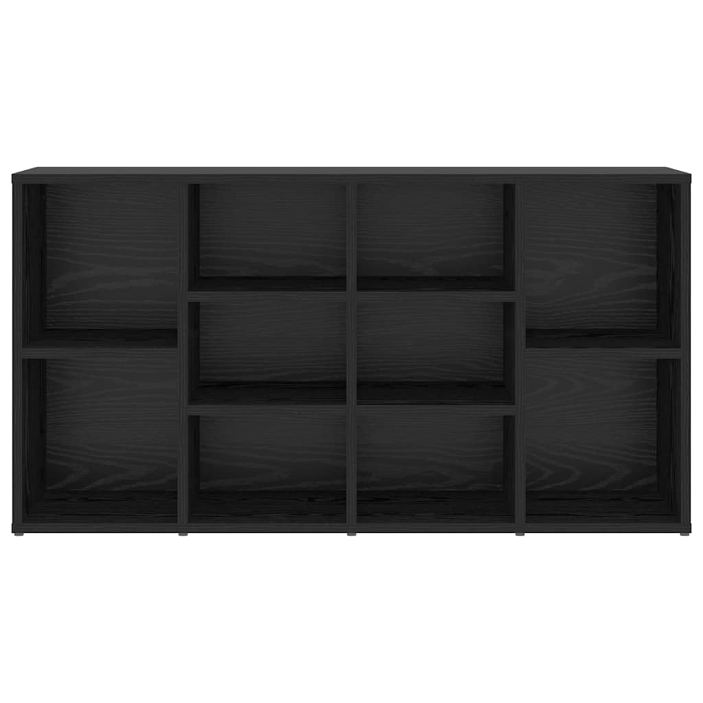 vidaXL Πάγκος για παπούτσια με ράφι Μαύρη Οξυά 103 x 30 x 54,5 εκ