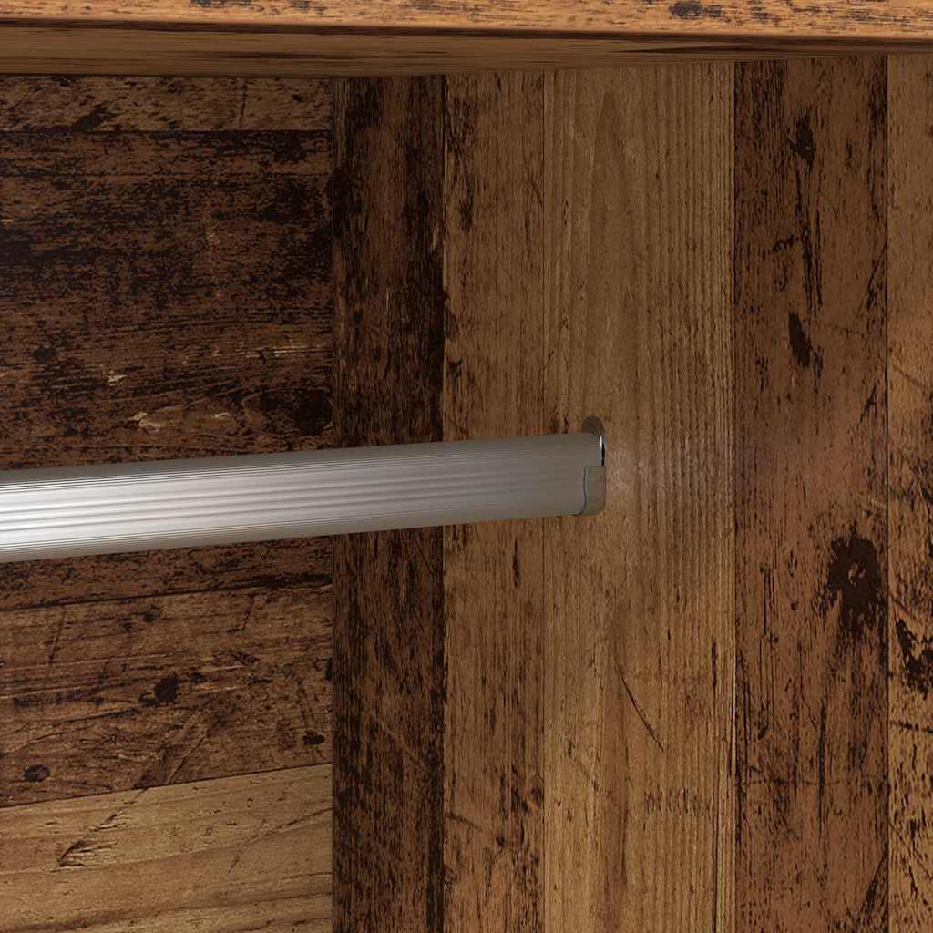 vidaXL Ντουλάπι Παλιό ξύλο 82,5 x 51,5 x 180 εκ. Επεξεργασμένο ξύλο