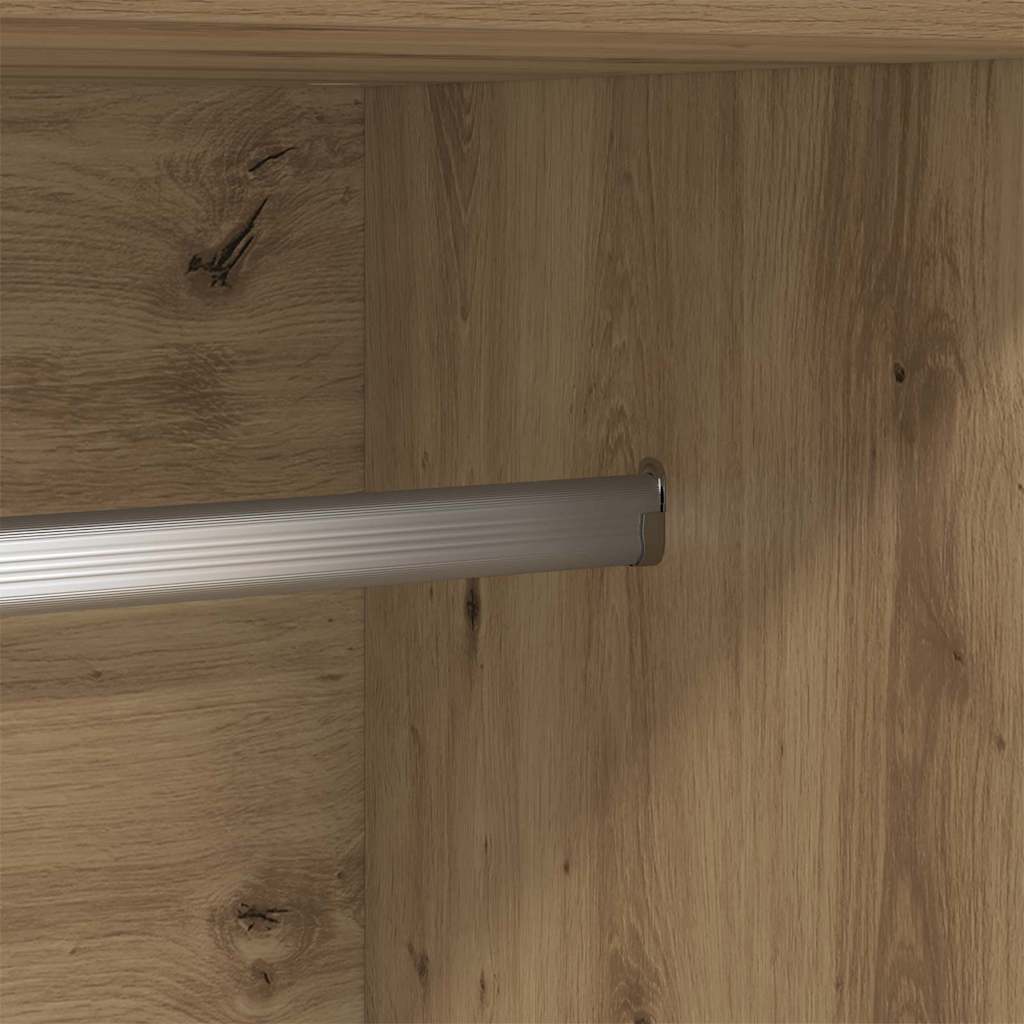 vidaXL Ντουλάπι Καρυδιά Χειροποίητης Εργασίας 82,5 x 51,5 x 180 εκ.