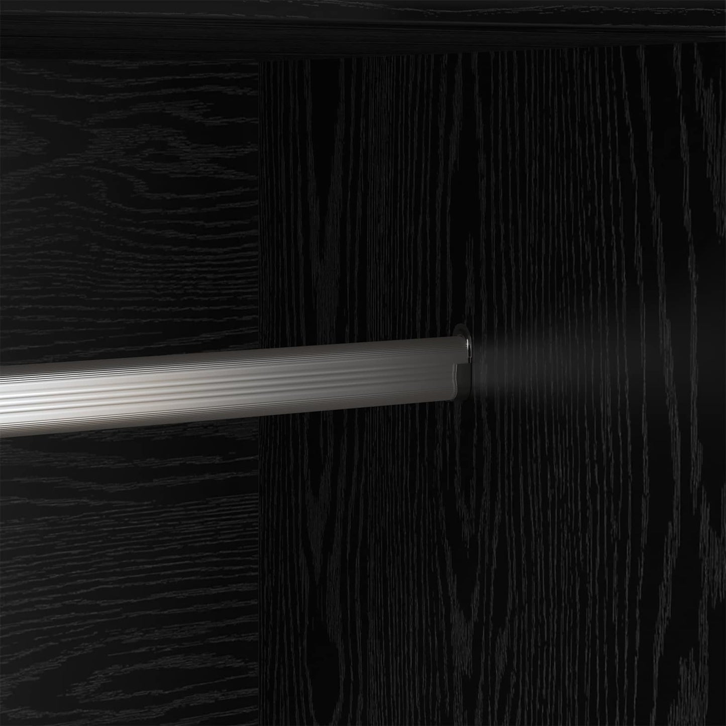 vidaXL Ντουλάπι Μαύρη Οξυά 82,5 x 51,5 x 180 εκ. Επεξεργασμένο ξύλο