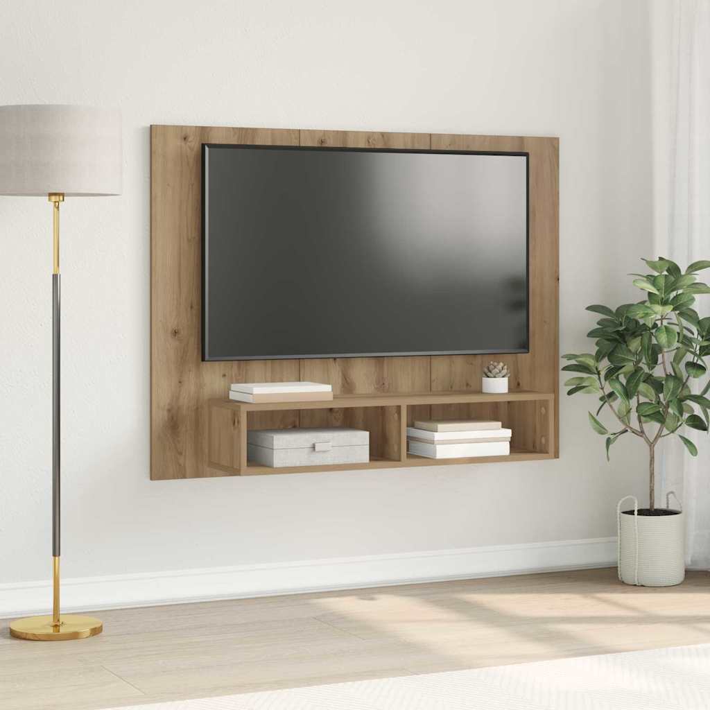 vidaXL Σετ επίπλου τηλεόρασης Artisan Oak 120 x 23,5 x 90 εκ.