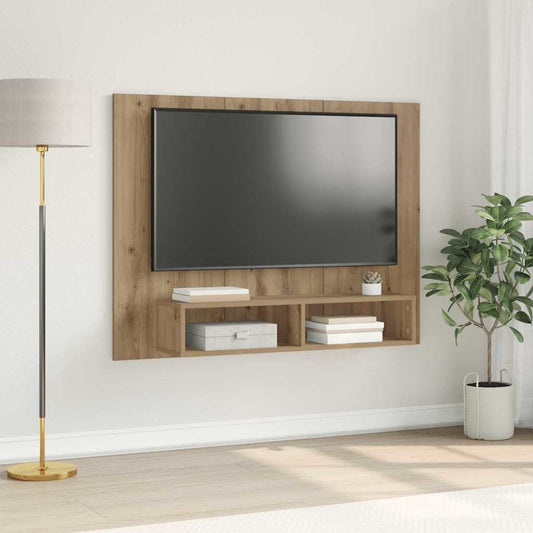 vidaXL Σετ επίπλου τηλεόρασης Artisan Oak 120 x 23,5 x 90 εκ.