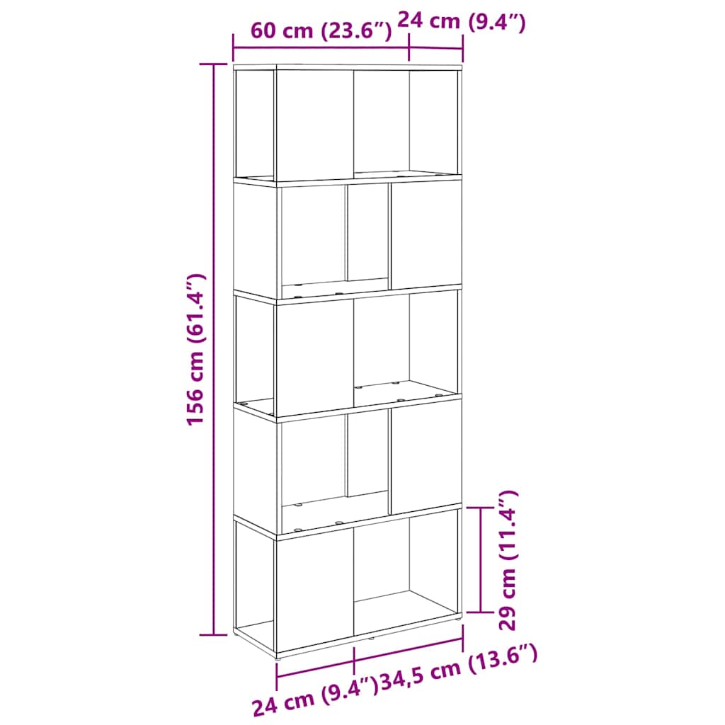 vidaXL Σετ επίπλου τηλεόρασης Επιτοίχιο Μαύρο 60 x 24 x 156 εκ