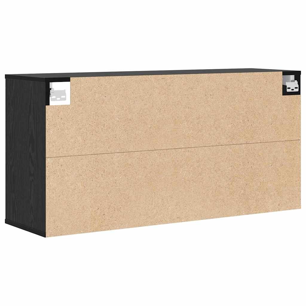 vidaXL Ντουλάπα Παπουτσιών με ράφι Μαύρη Οξυά 103 x 30 x 51 εκ.