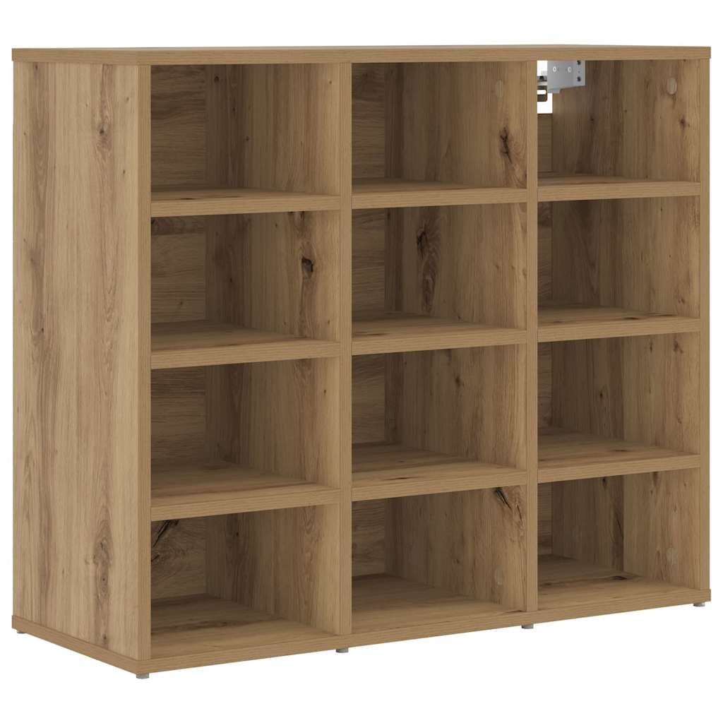 vidaXL Ντουλάπα Παπουτσιών με ράφι Artisan Oak 77,5 x 30 x 67 εκ.