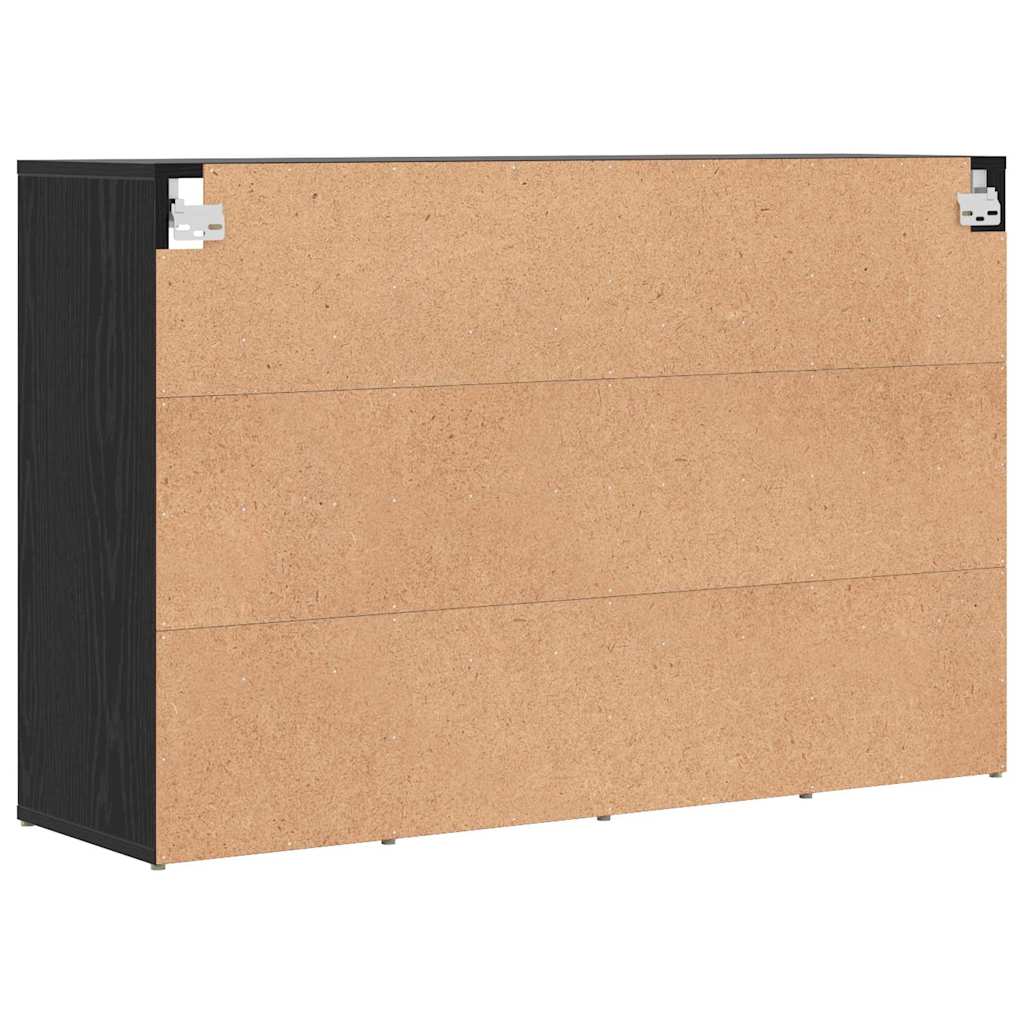 vidaXL Ντουλάπα Παπουτσιών με ράφι Μαύρη Οξυά 103 x 30 x 67 εκ.