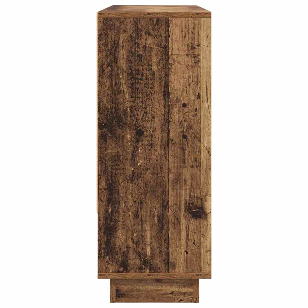 vidaXL Πλαϊνό γραφείο Παλιό ξύλο 97 x 29 x 75 εκ. Επεξεργασμένο ξύλο