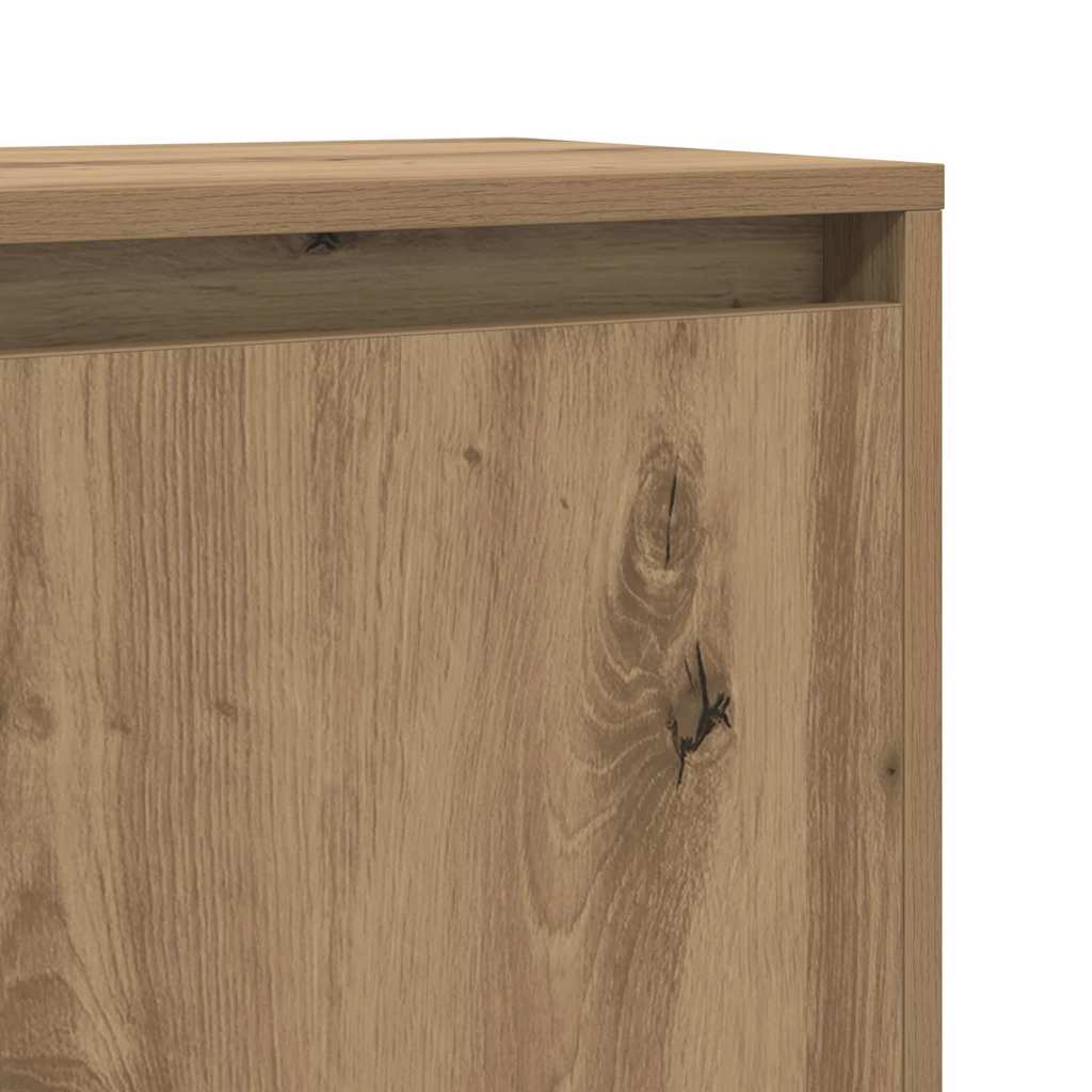 vidaXL Πλαϊνό γραφείο Artisan Oak 97 x 29 x 75 εκ. Επεξεργασμένο ξύλο