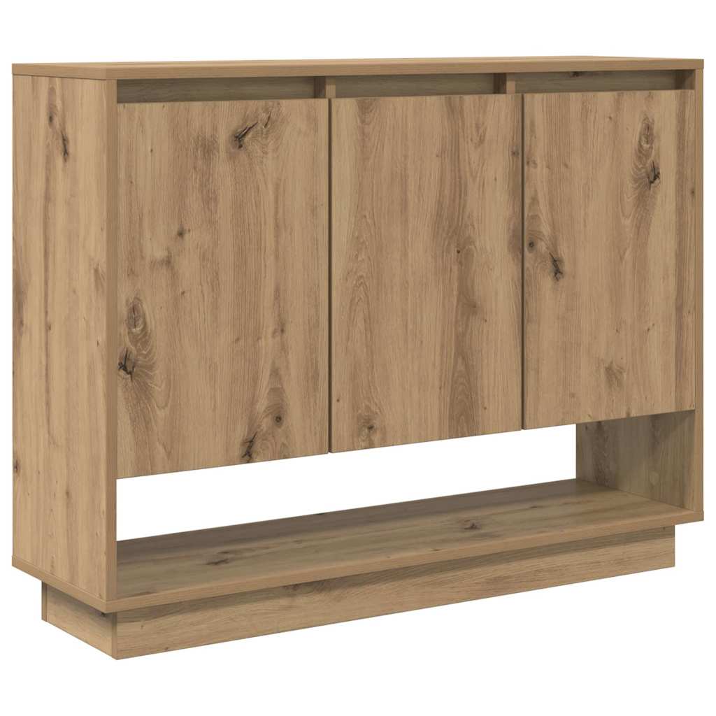 vidaXL Πλαϊνό γραφείο Artisan Oak 97 x 29 x 75 εκ. Επεξεργασμένο ξύλο