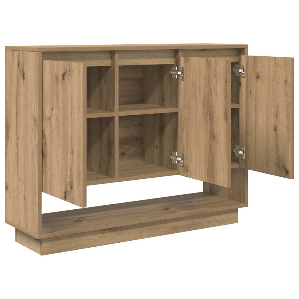 vidaXL Πλαϊνό γραφείο Artisan Oak 97 x 29 x 75 εκ. Επεξεργασμένο ξύλο