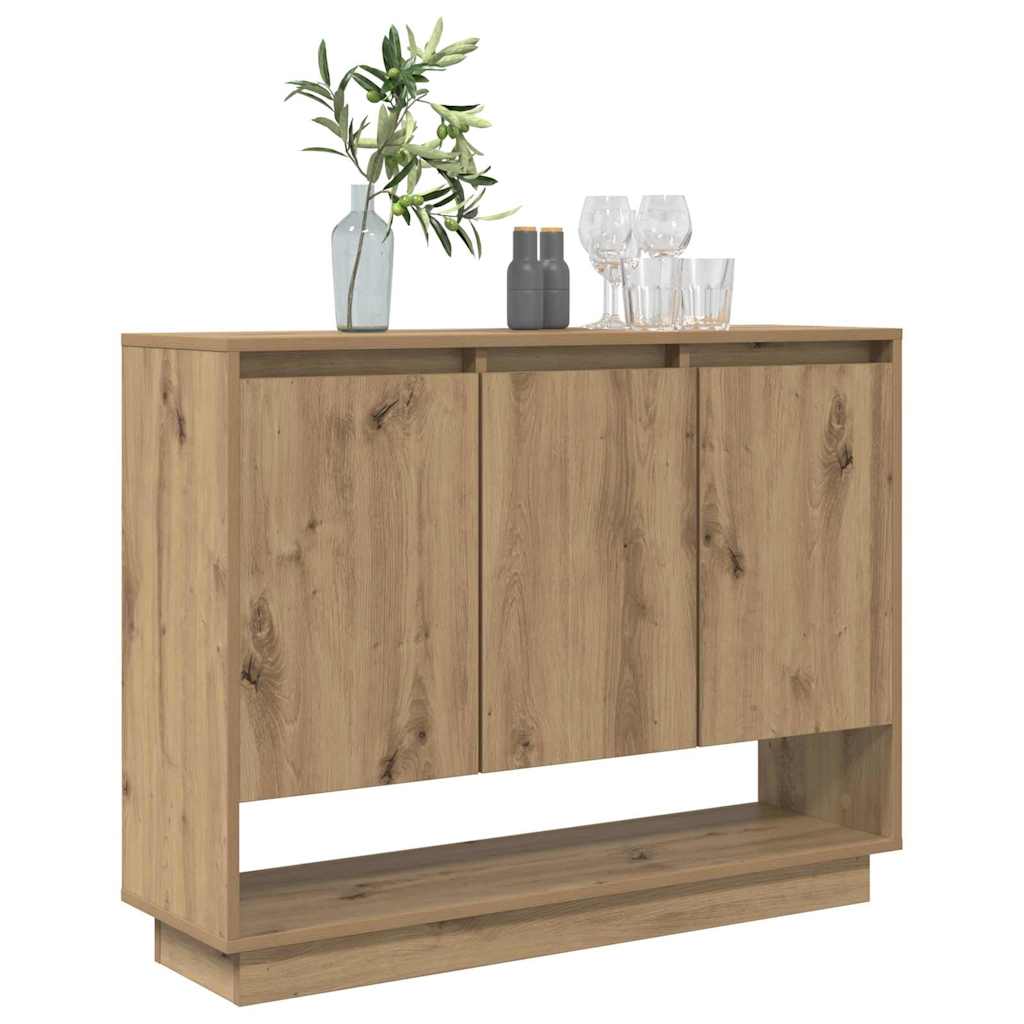 vidaXL Πλαϊνό γραφείο Artisan Oak 97 x 29 x 75 εκ. Επεξεργασμένο ξύλο