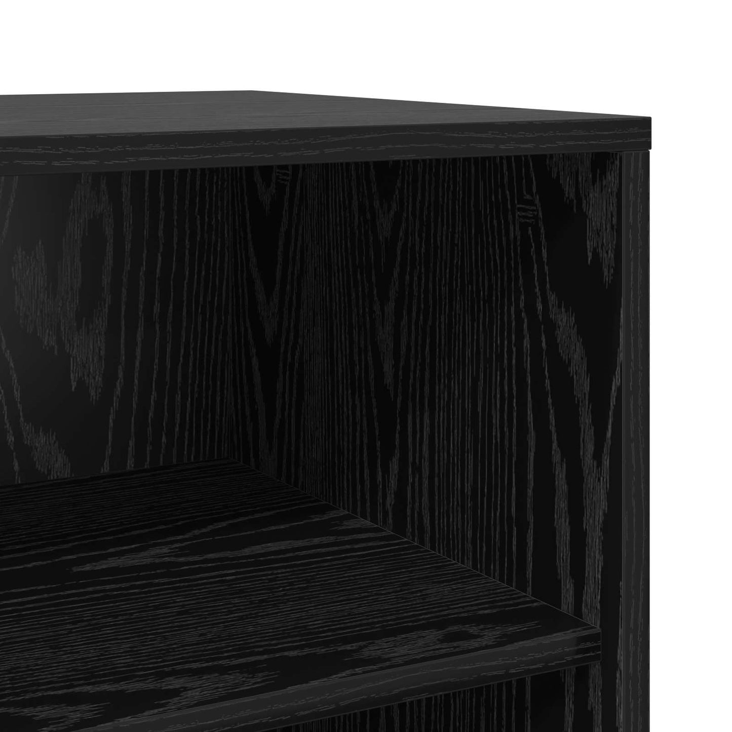 vidaXL Πλαϊνό γραφείο Μαύρο 70 x 41 x 75 εκ. Επεξεργασμένο ξύλο